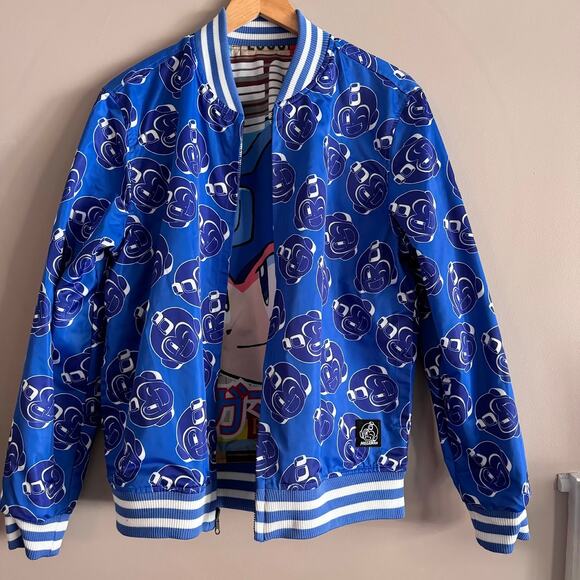 Megaman Capcom Reversible Bomber Lightweight Jacket Size Small - Picture 5 of 12